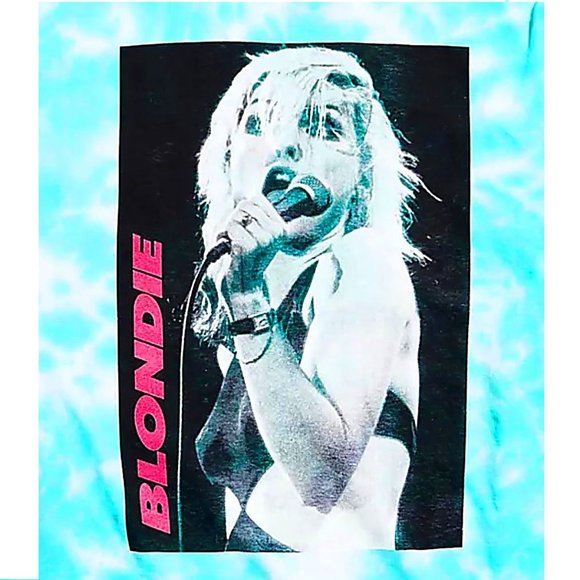 Blondie Debbie Harry Tie Dye punk rock Official Plus Size T-Shirt 3X NWT - Picture 3 of 4